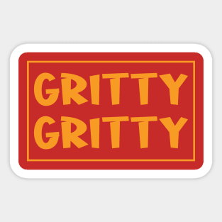 Gritty Gritty Sticker